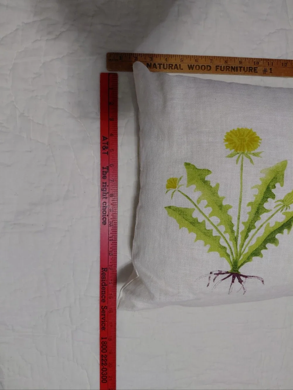 Botanical Print Linen Pillow Cover and Pillow Accent Pillow Home Decor